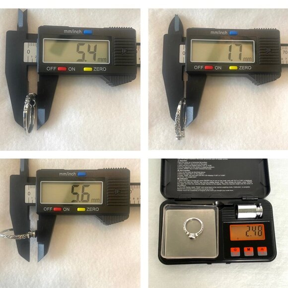 Silpada Sterling Silver 925 Black Faceted Oval Cubic Zirconia Band Ring Sz 8 - Picture 9 of 16